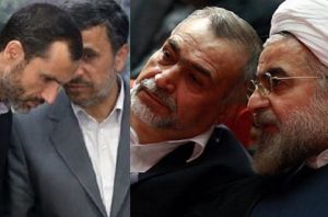 سکوت روحانی و داد و بیداد احمدی نژاد