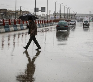 بوشهر بارانی می‌شود